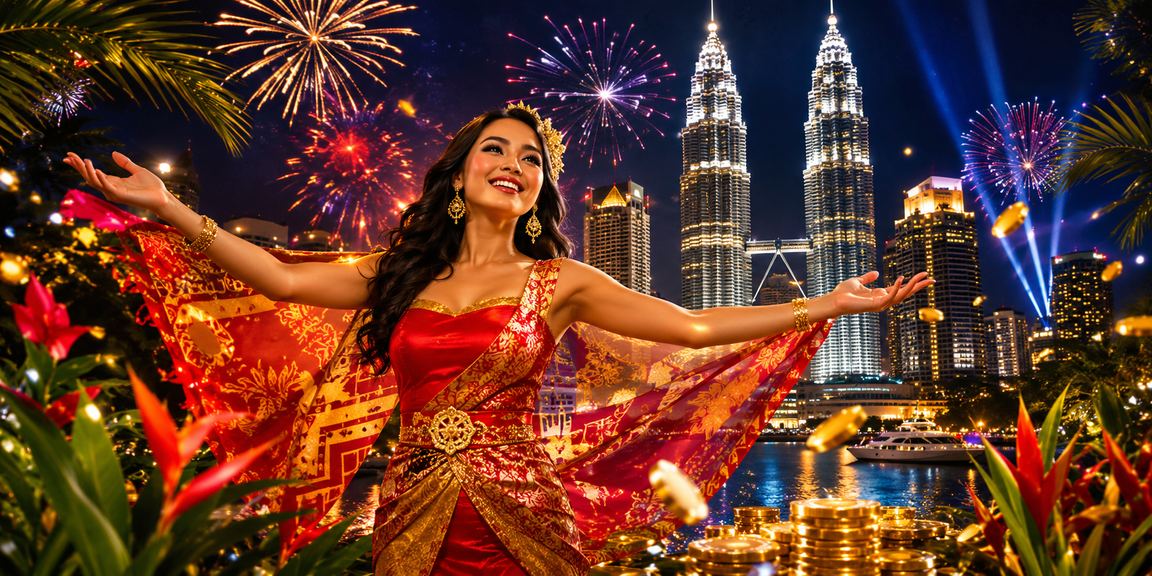 Suasana hiburan kasino moden di Kuala Lumpur gaya Malaysia